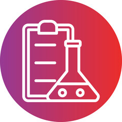 Vector Design Lab Report Icon Style