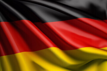 German flag waving