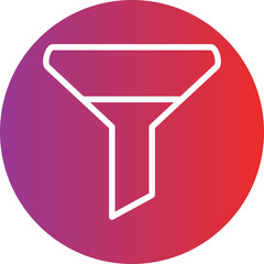 Vector Design Funnel Icon Style