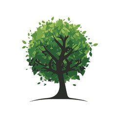 Eco tree. Tree icon. Ecological concept.