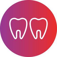 Vector Design Teeth Icon Style