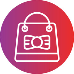 Vector Design Gift Bag Icon Style