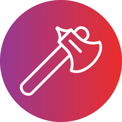 Vector Design Axe Icon Style
