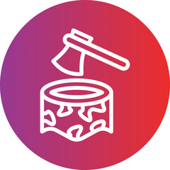 Vector Design Deforestation Icon Style