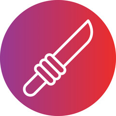 Vector Design Knife Icon Style