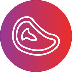 Vector Design Tbone Icon Style