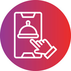 Vector Design Online Order Icon Style