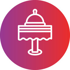 Vector Design Dinner Table Icon Style