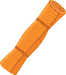 Hunter mattress icon cartoon vector. Hunt equipment. Dog case