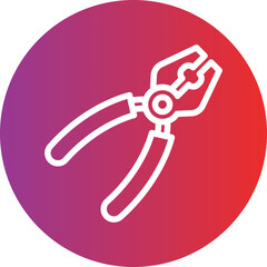 Vector Design Pliers Icon Style