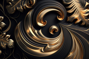 Gold 3D texture ready to use
