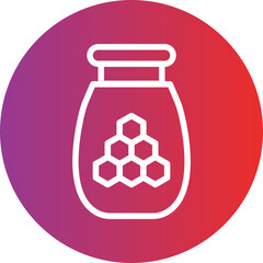 Vector Design Honey Jar Icon Style