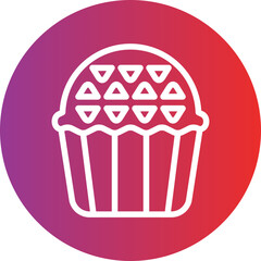 Vector Design Muffin Icon Style