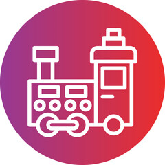 Vector Design Train Toy Icon Style