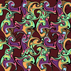 Abstract, Multicolored, Multi-colored pretty painted together, Used to make a background image.