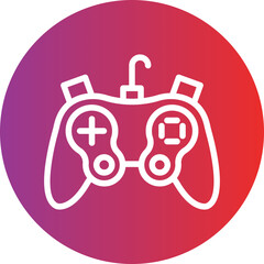 Vector Design Joystick Icon Style