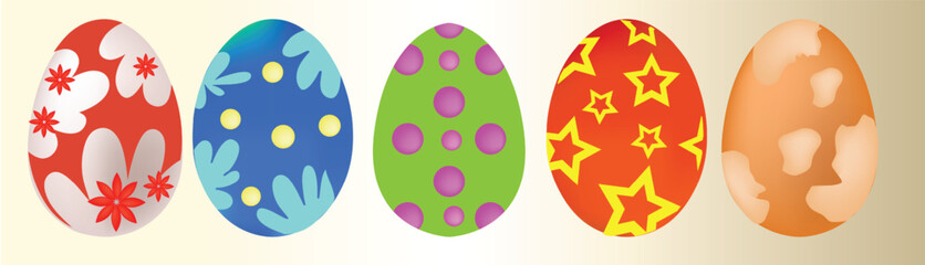 easter eggs illustration 
