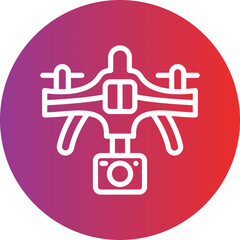 Vector Design Drone Icon Style