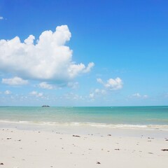 Blue sky with white clouds background. Sky clouds. Blue sky with white clouds and sun.