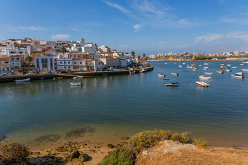 Obraz premium View of the village of Ferragudo