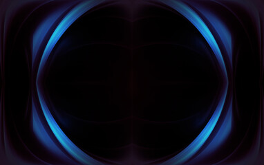 Neon Blue Metallic Vector Company Name  Graphic Design