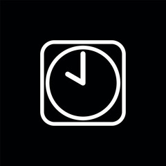 Clock Icon Vector Template