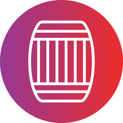 Vector Design Barrel Icon Style