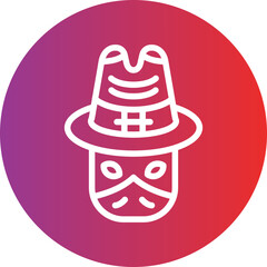 Vector Design Bandit Icon Style