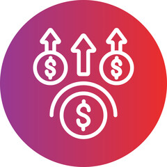 Vector Design Money Benefit Icon Style