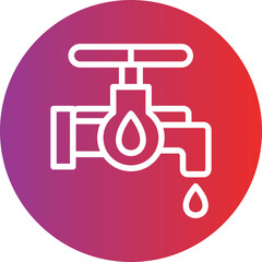 Vector Design Oil Tap Icon Style