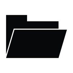 folder icon, file vector, office illustration