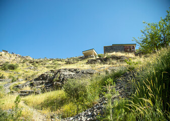 Mountain steppe in Samarkand region