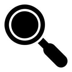 magnifying glass glyph icon