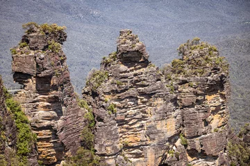 Papier Peint photo Trois sœurs The Three Sisters, Katoomba, Blue Mountains, New South Wales, Australia