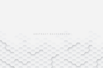 modern 3d hexagon texture gray abstract background