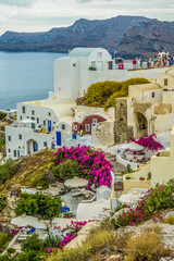 Naklejka premium Oia, Santorini, Greece