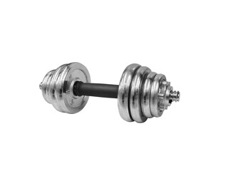 steel dumbbell PNG transparent