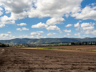 Farming Fields in North Israel near Haifa