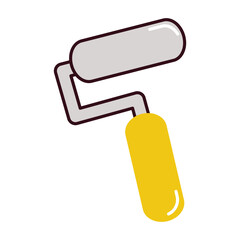 png icon of a paint roller transparent background