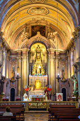 Fototapeta na wymiar The Church of Saint Anthony of Lisbon, Portugal