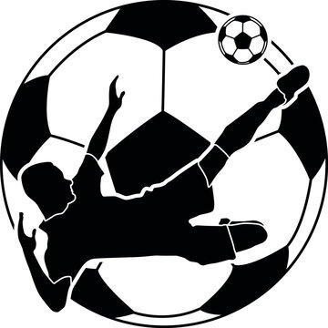 Soccer Player Cutfile, Cricut, Silhouette, SVG, EPS, JPEG, PNG, Vector, Digital File, Zip Folder