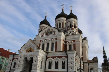 Fototapeta na wymiar Tallinn orthodox church