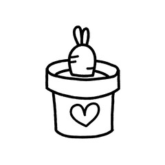 doodle easter element