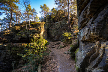 Der Malerweg auf dem Rauenstein 1