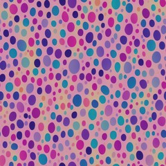 Abstract seamless background with dots, pattern with a pastel color palette, generative ai