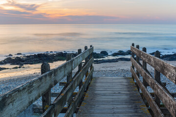 Obraz premium long exposure at the ocean