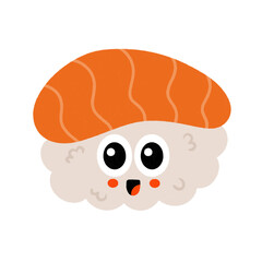 Kawaii sushi rolls sashimi	