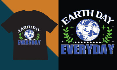 Earth Day T-Shirt Design.