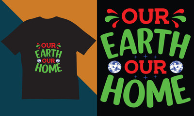 Earth Day T-Shirt Design.