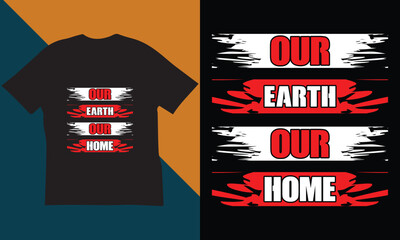 Earth Day T-Shirt Design.